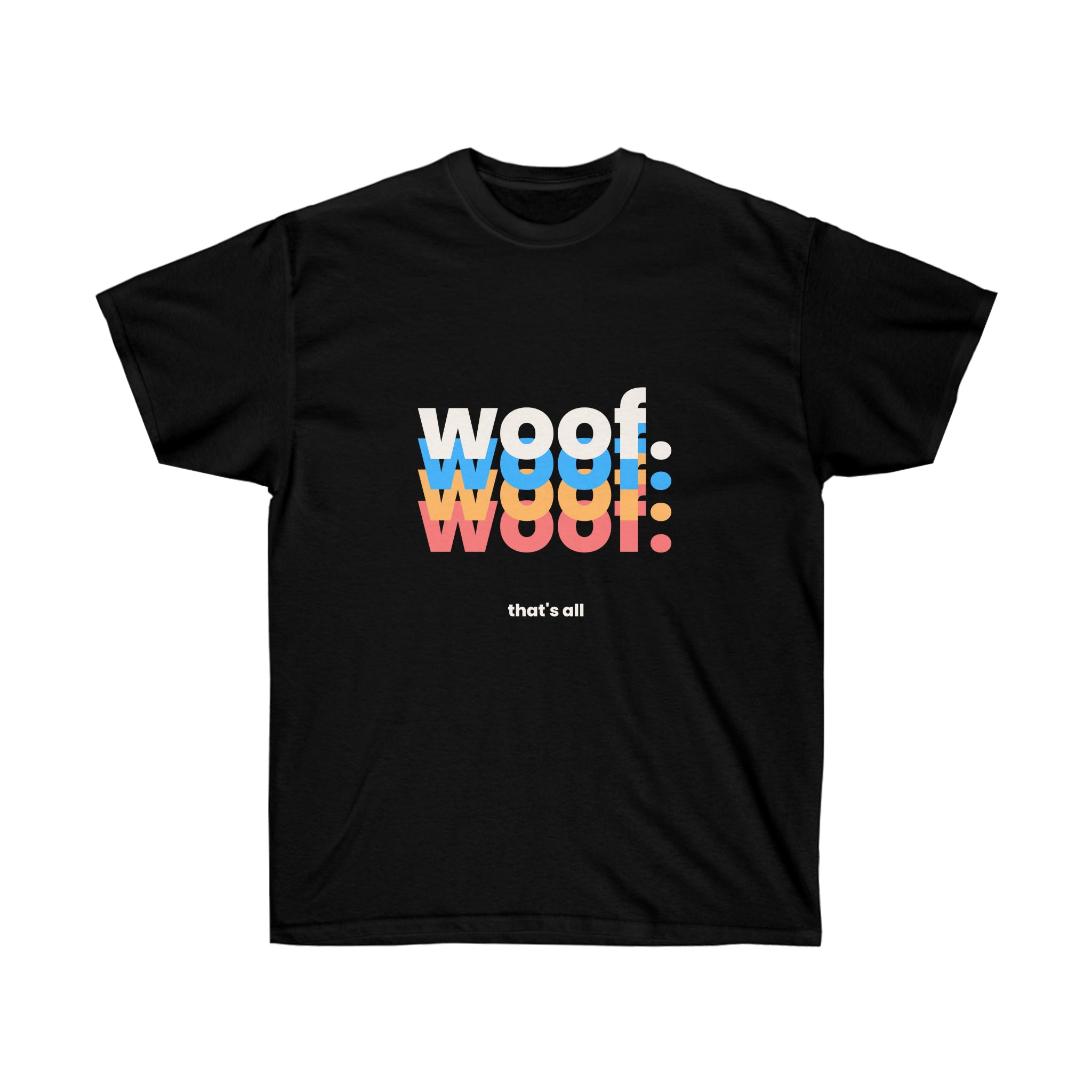 "Woof" Tee