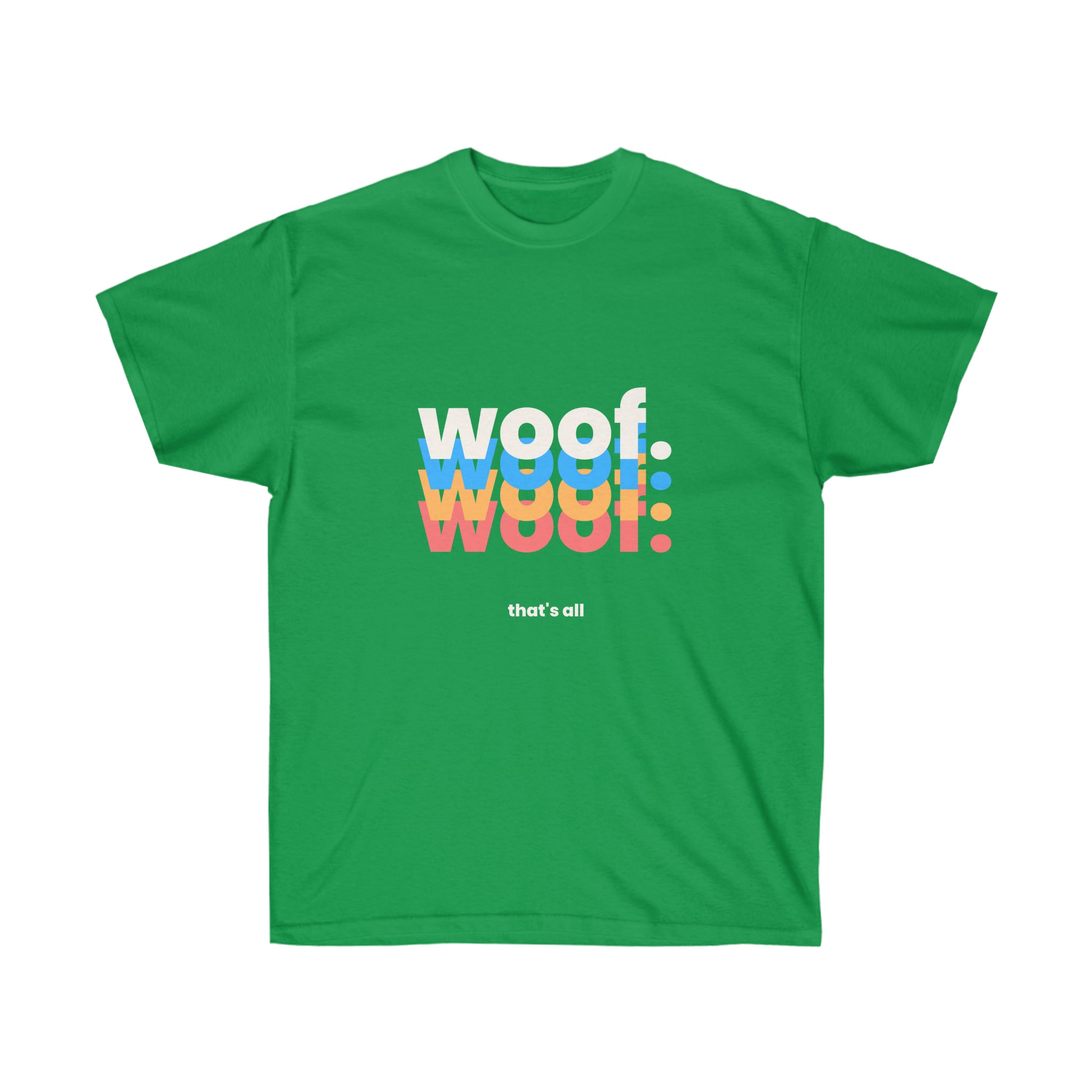 "Woof" Tee