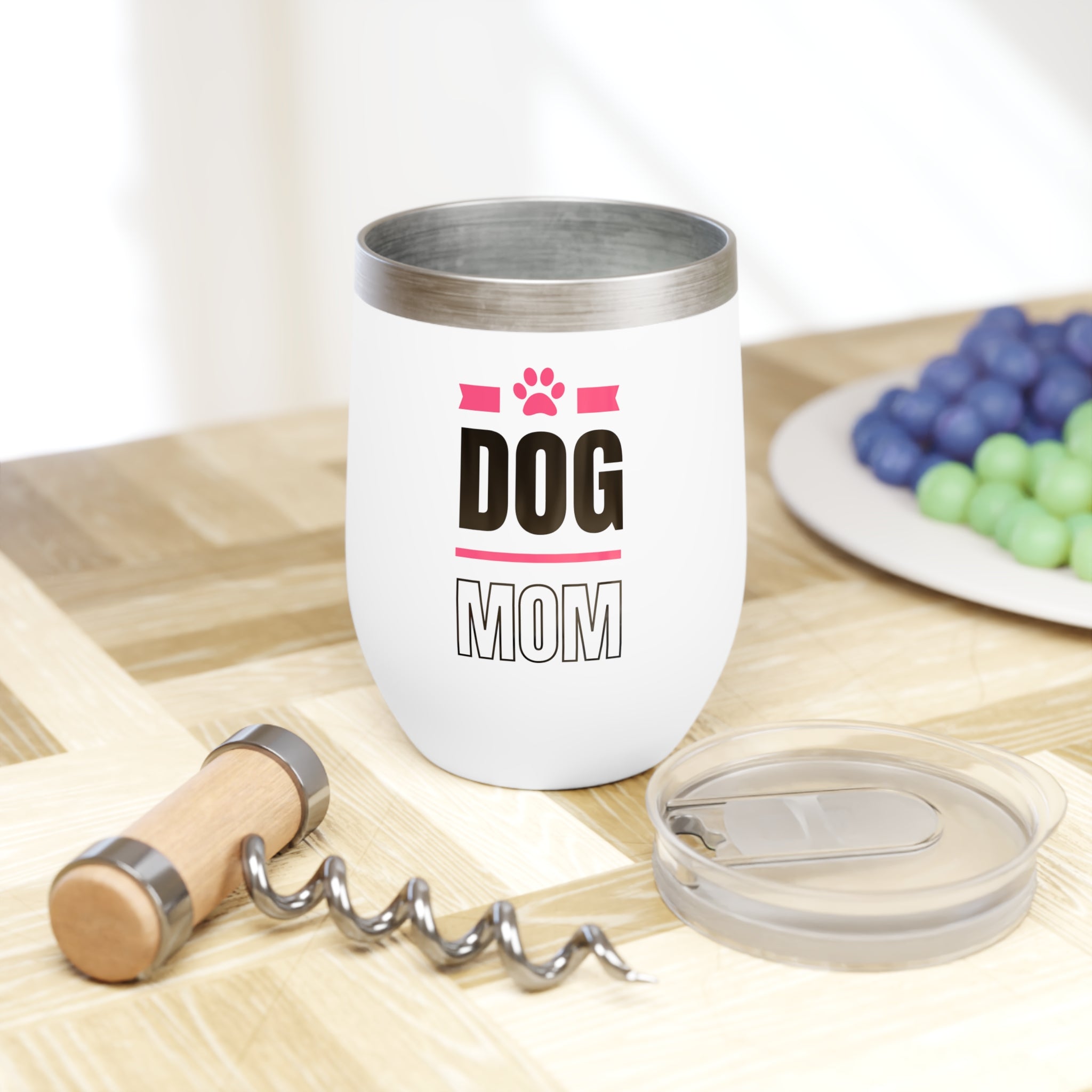 "Dog Mom" Wine Tumbler