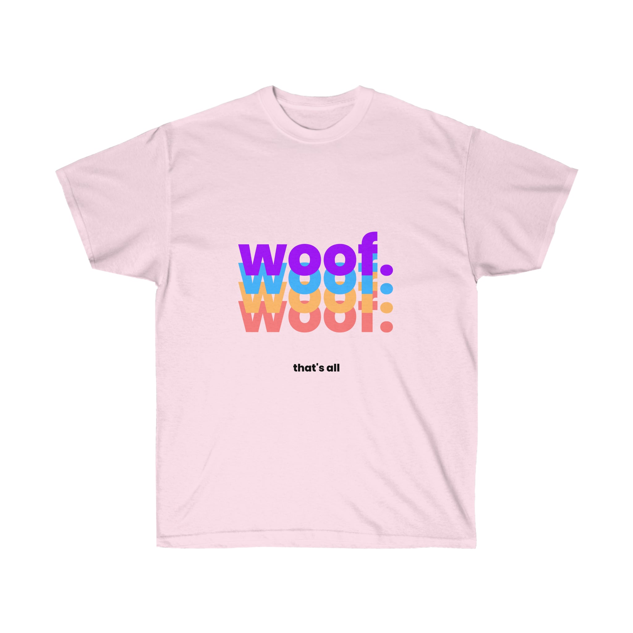 "Woof" Part Duex Cotton Tee