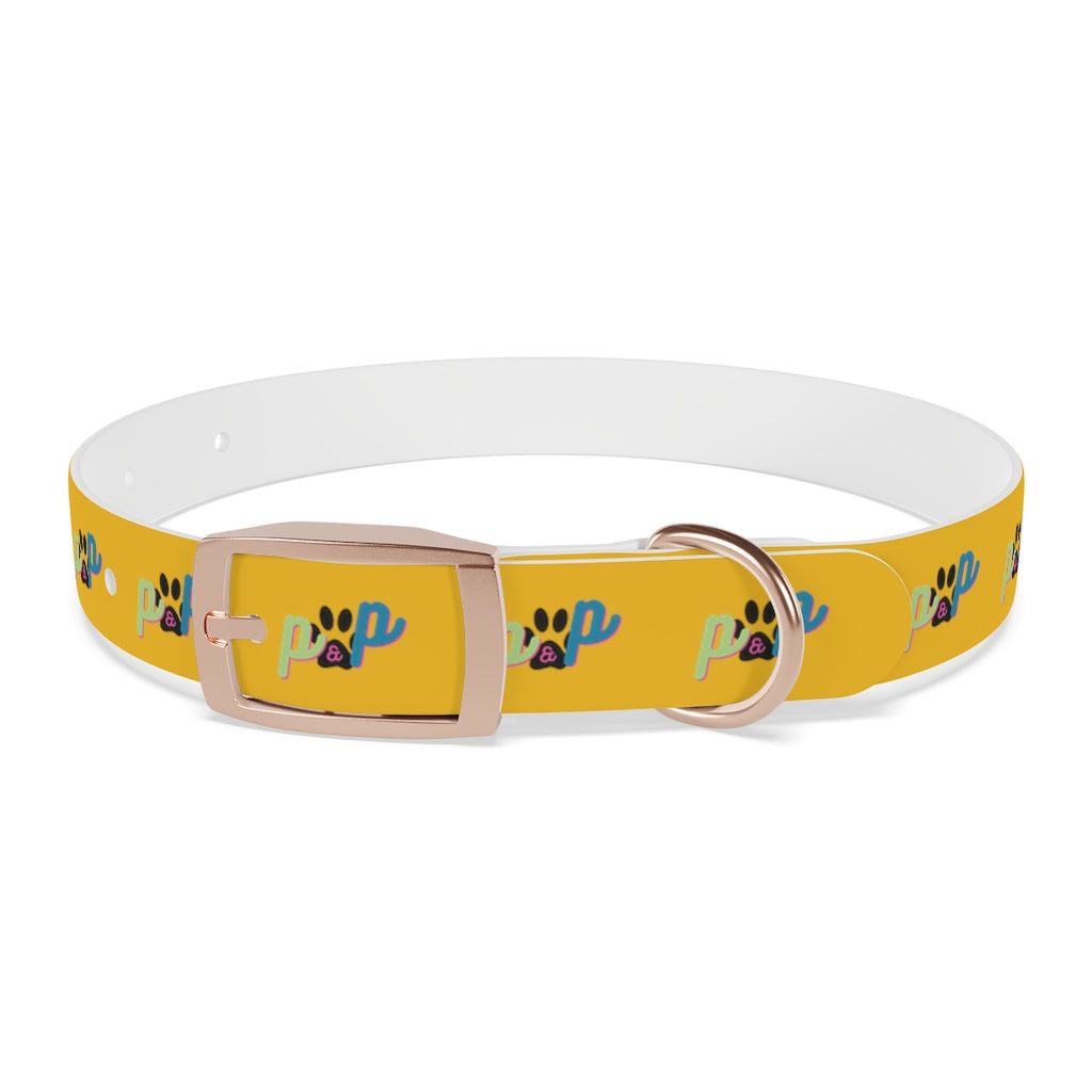 P&P Dog Collar - Yellow