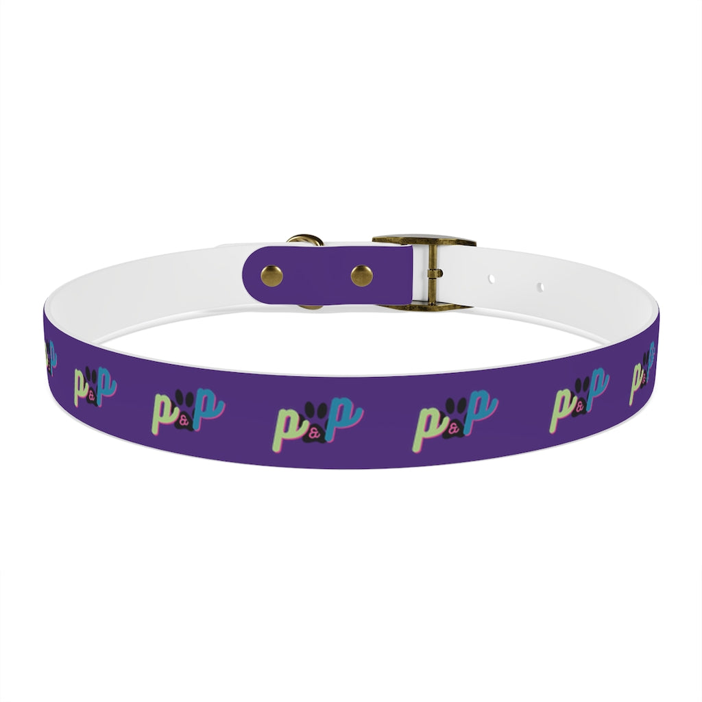 P&P Dog Collar - Purple