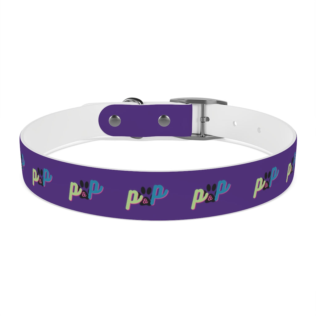 P&P Dog Collar - Purple