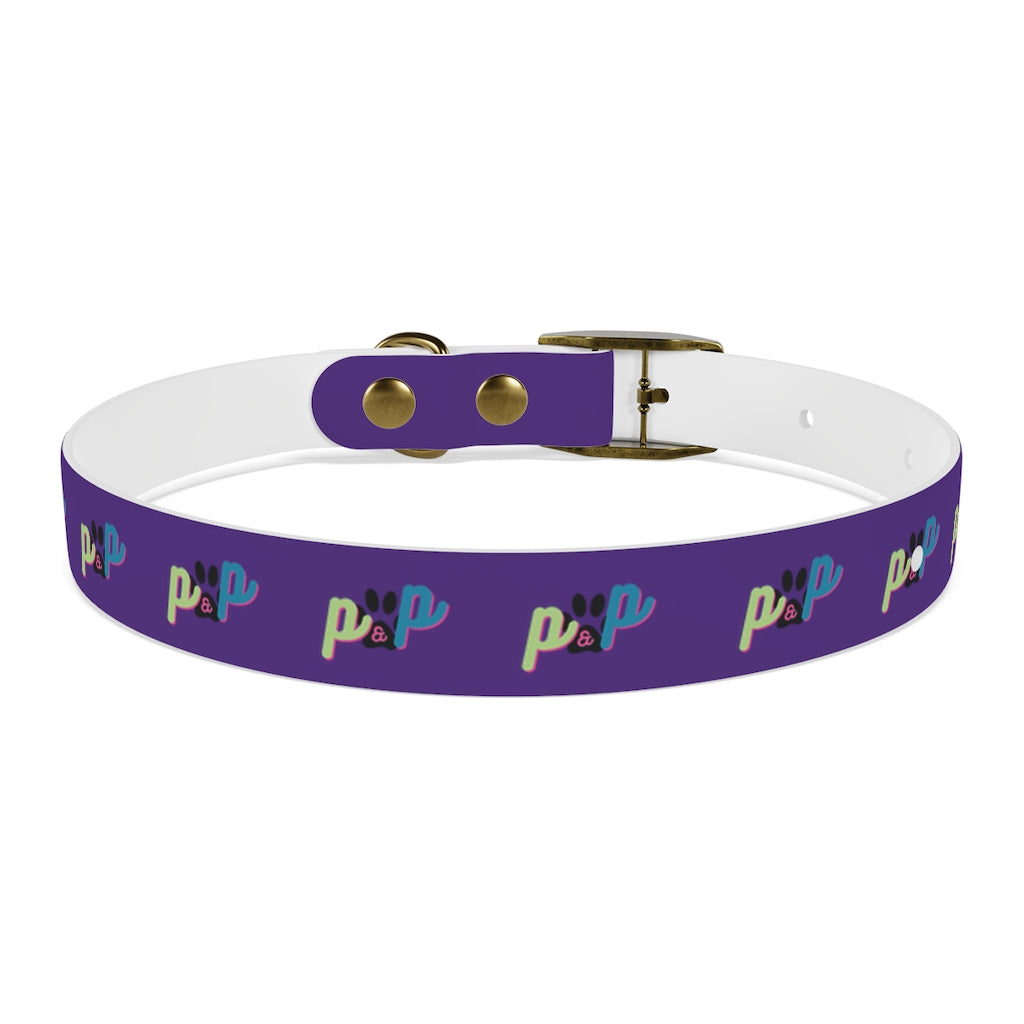 P&P Dog Collar - Purple