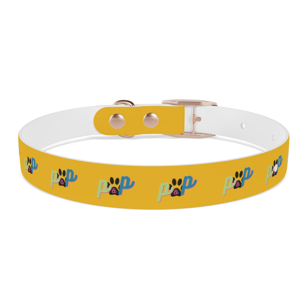 P&P Dog Collar - Yellow