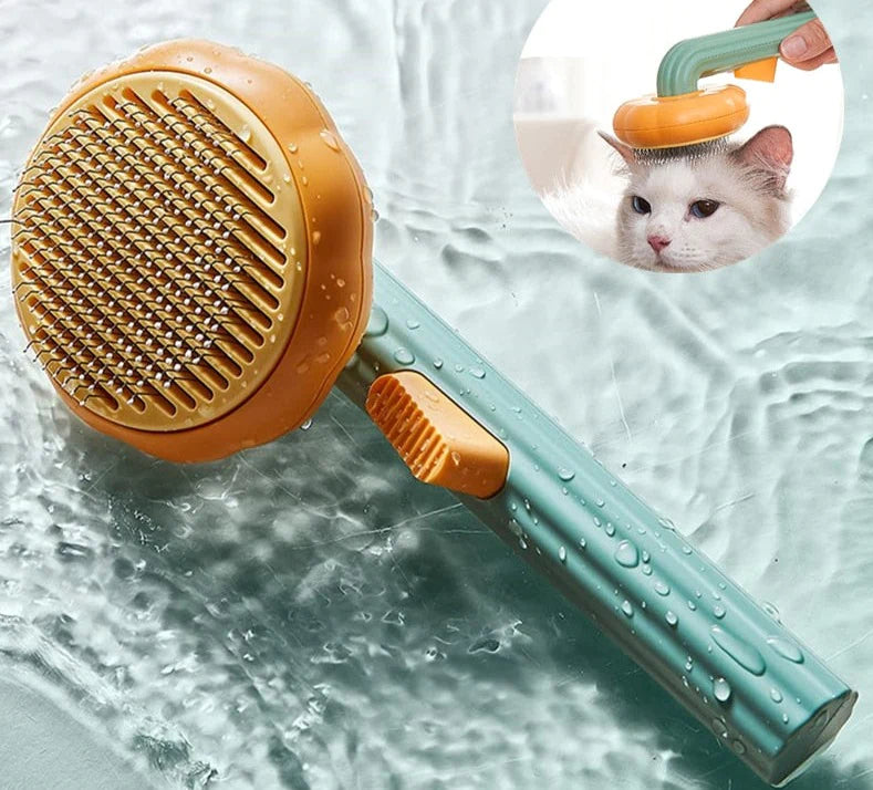 Cute Pumpkin Pet Grooming Comb