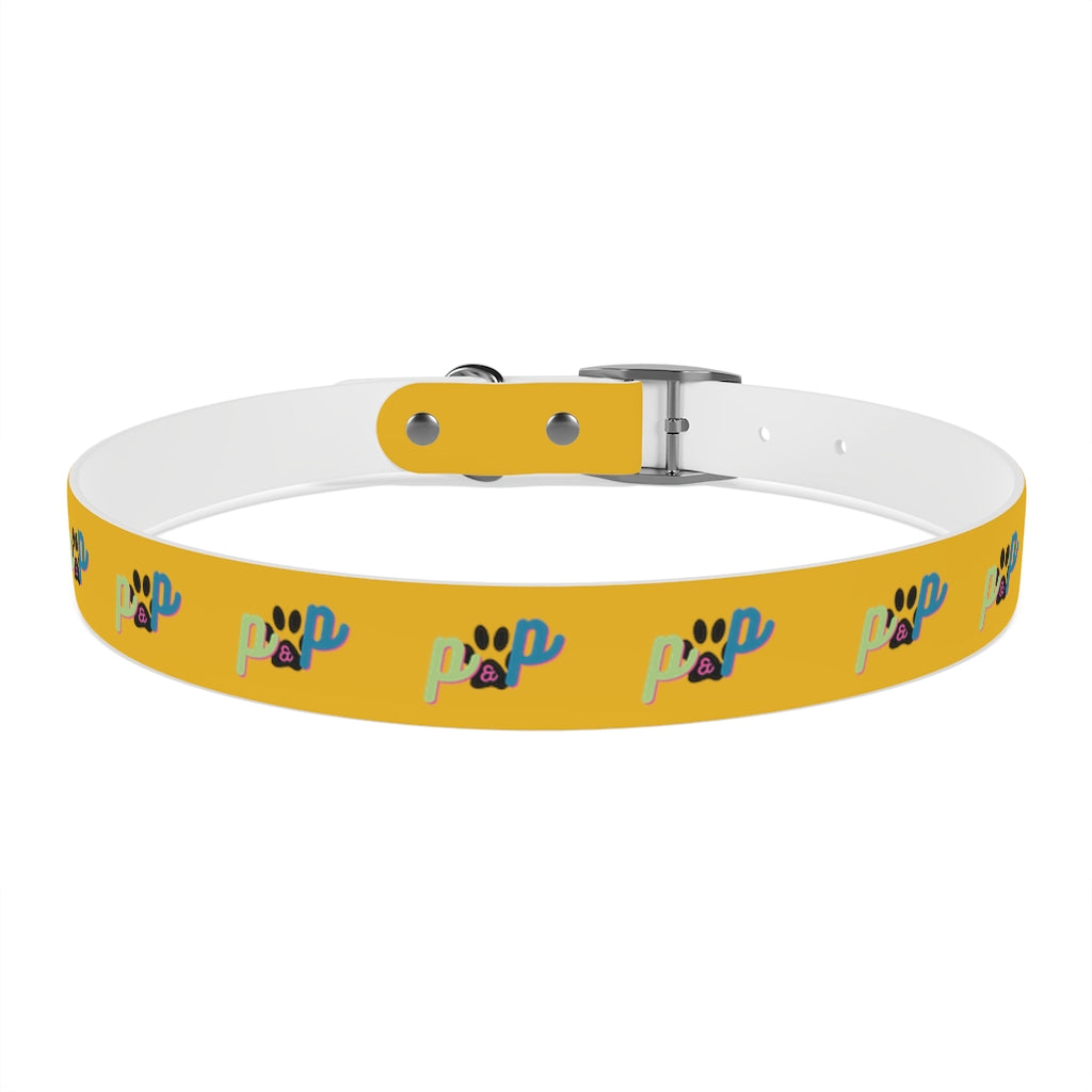 P&P Dog Collar - Yellow