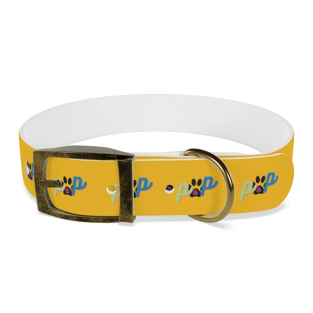 P&P Dog Collar - Yellow