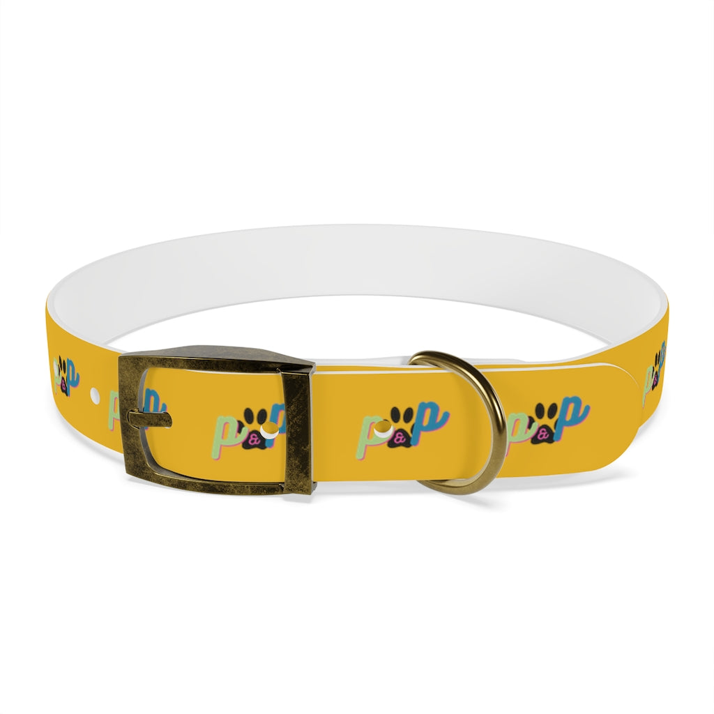 P&P Dog Collar - Yellow