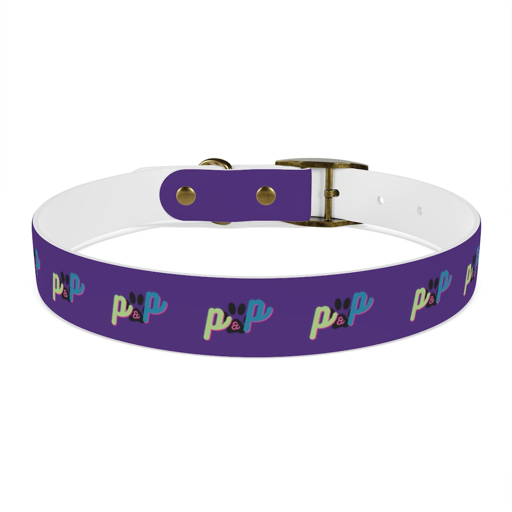 P&P Dog Collar - Purple