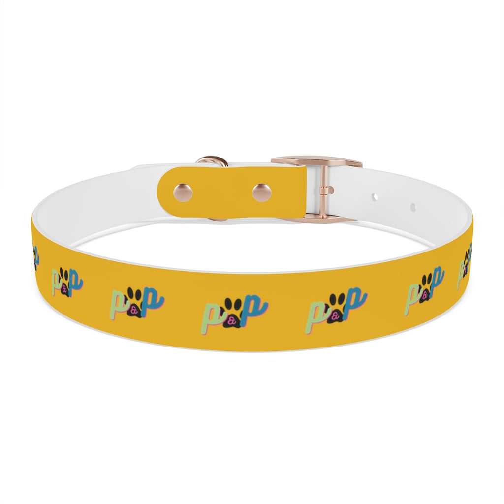 P&P Dog Collar - Yellow