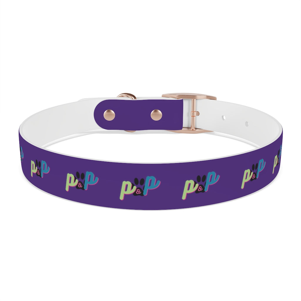 P&P Dog Collar - Purple