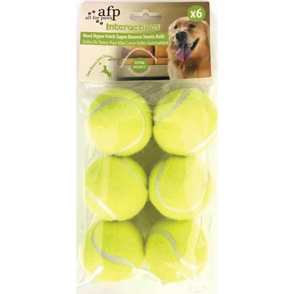 6 Pack Extra Bouncy Dog Fetch Balls