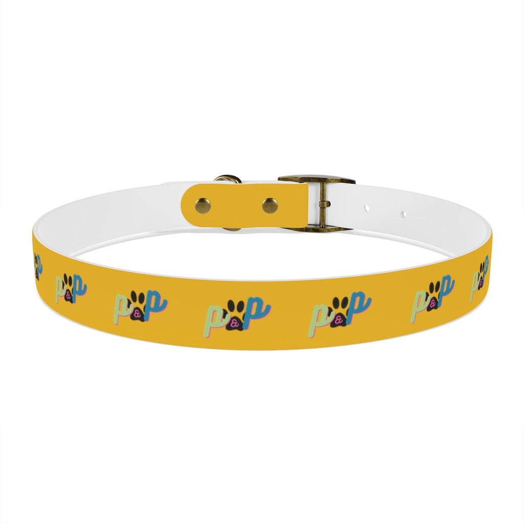 P&P Dog Collar - Yellow