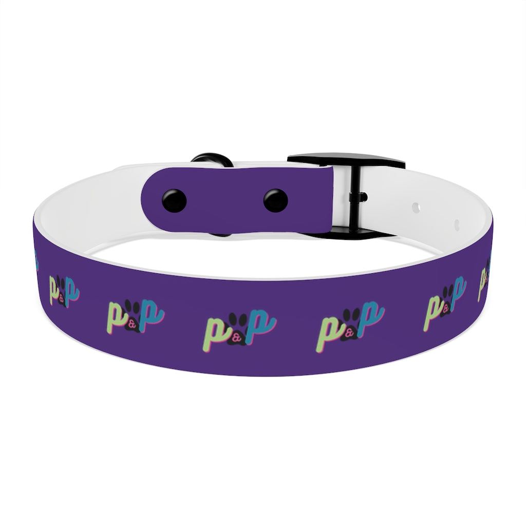 P&P Dog Collar - Purple