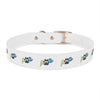 P&P Dog Collar - White