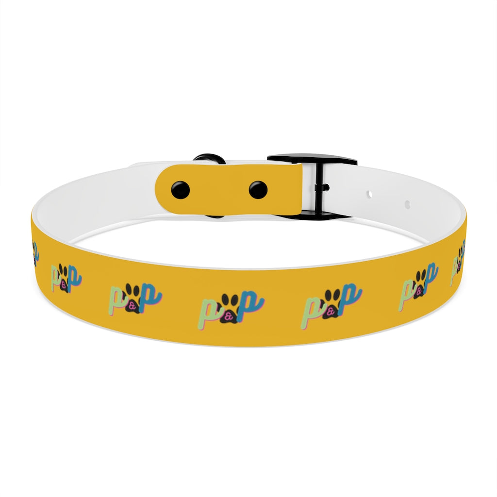 P&P Dog Collar - Yellow