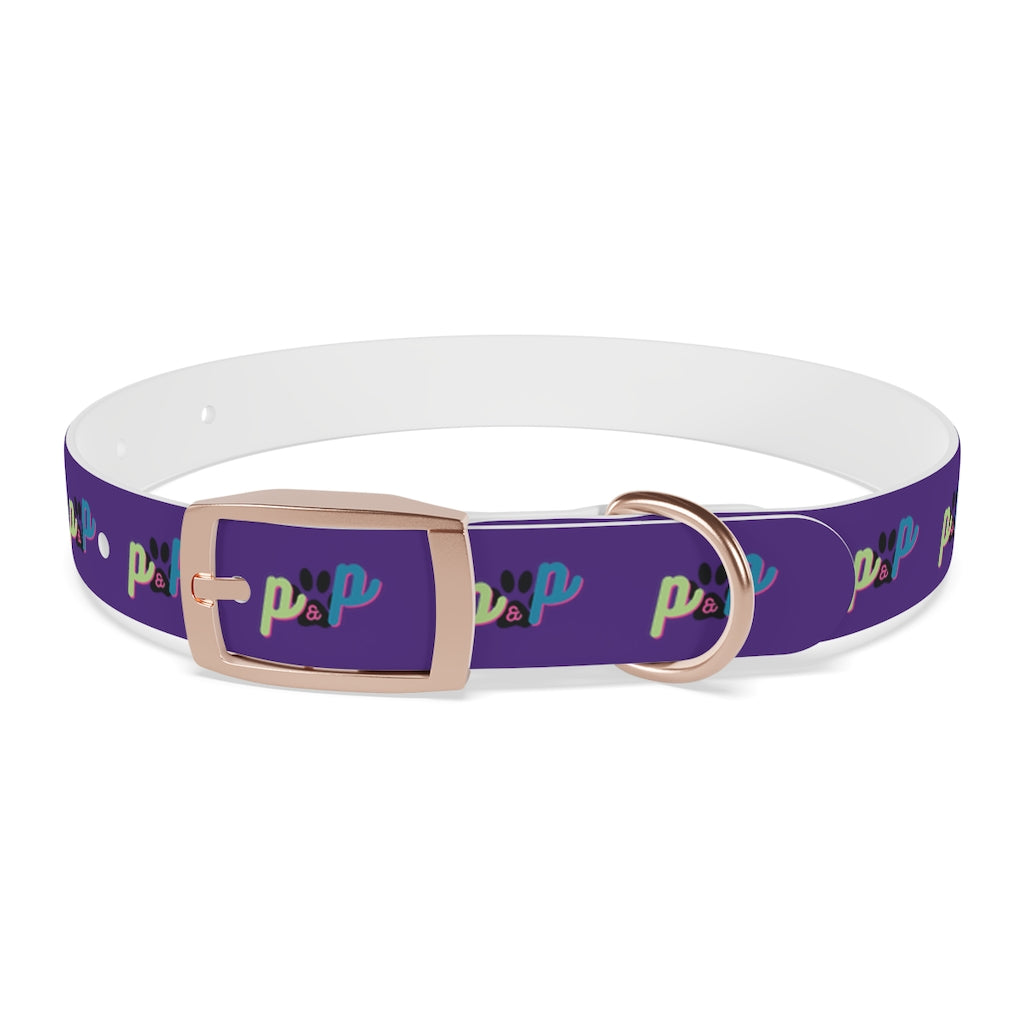 P&P Dog Collar - Purple