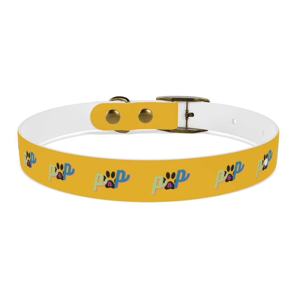 P&P Dog Collar - Yellow