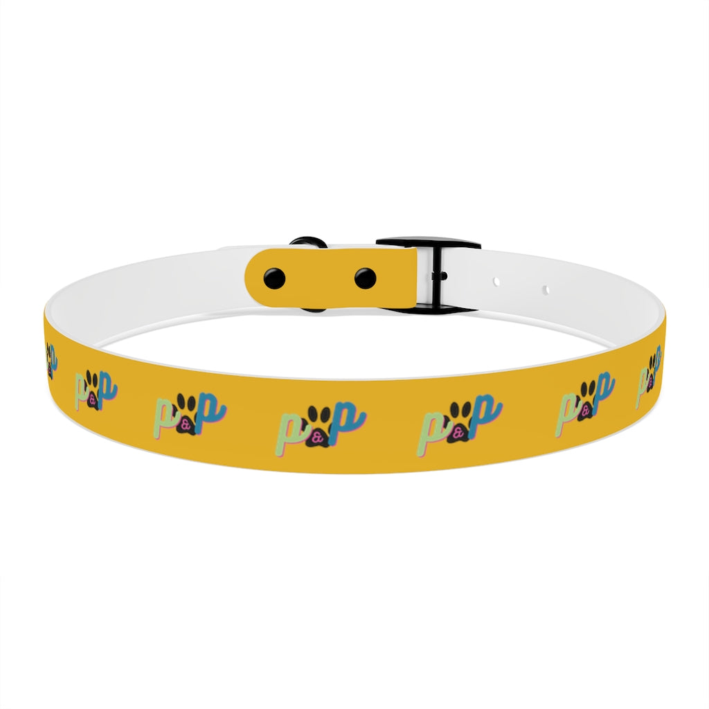 P&P Dog Collar - Yellow