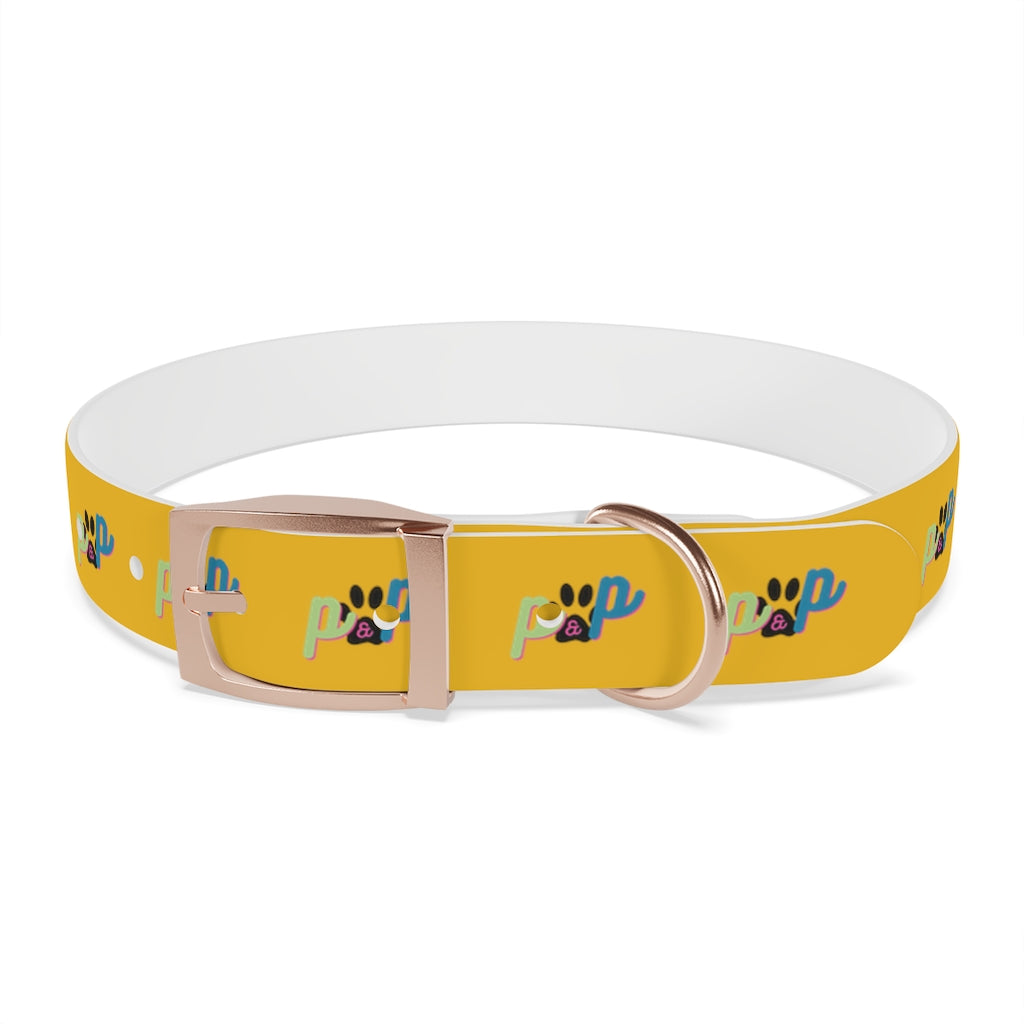 P&P Dog Collar - Yellow