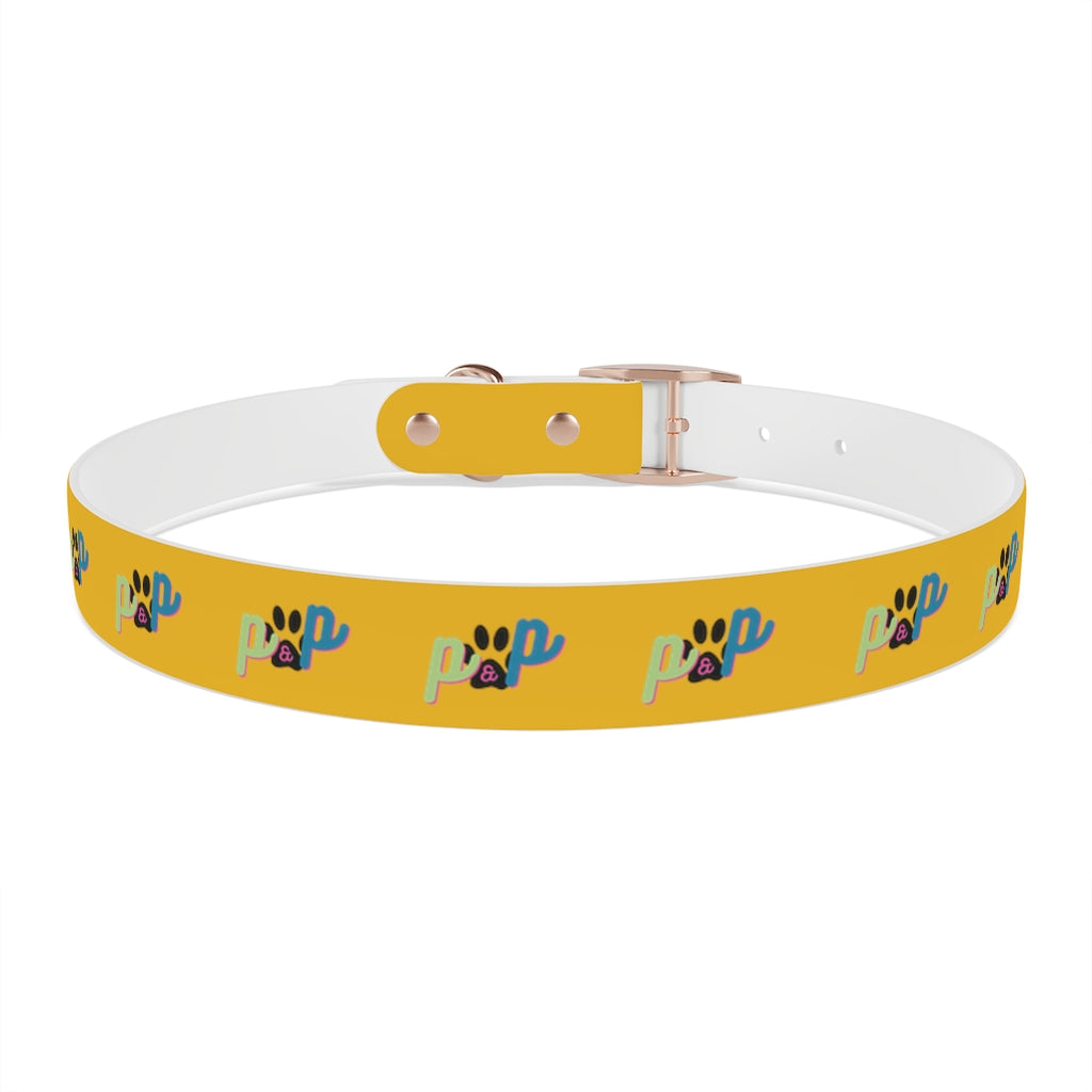 P&P Dog Collar - Yellow