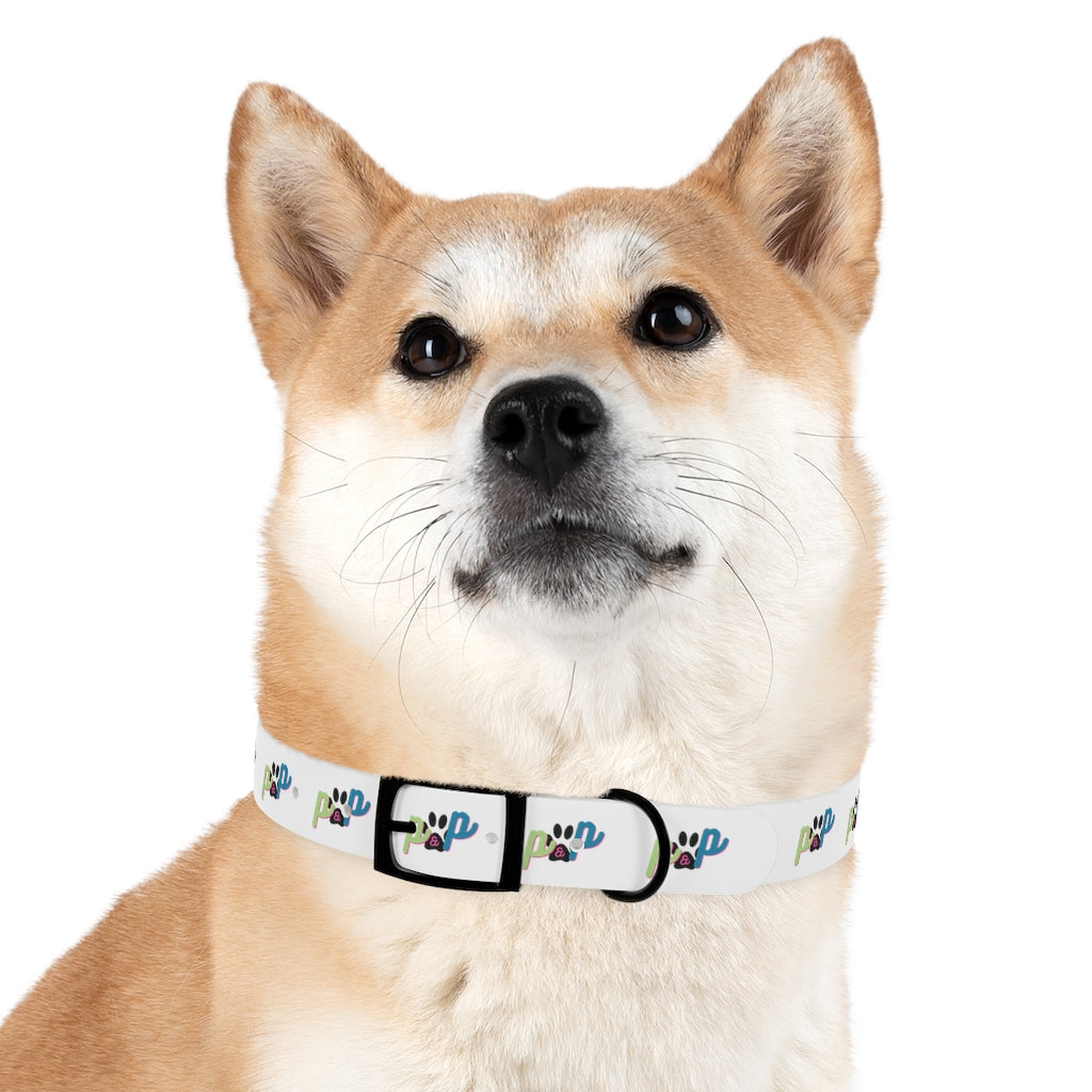 P&P Dog Collar - White