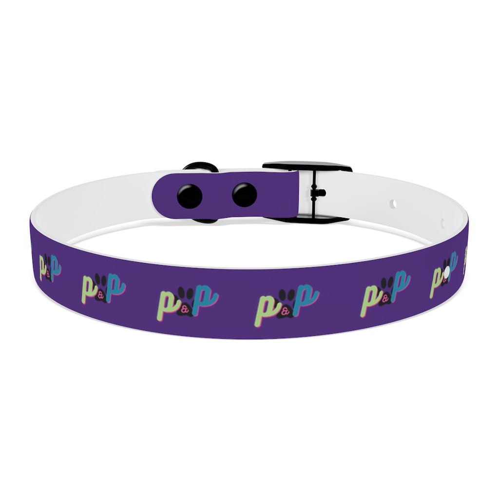 P&P Dog Collar - Purple