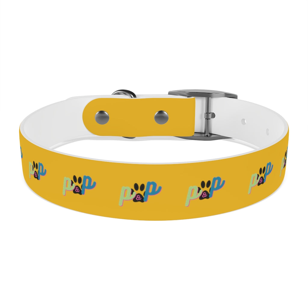 P&P Dog Collar - Yellow