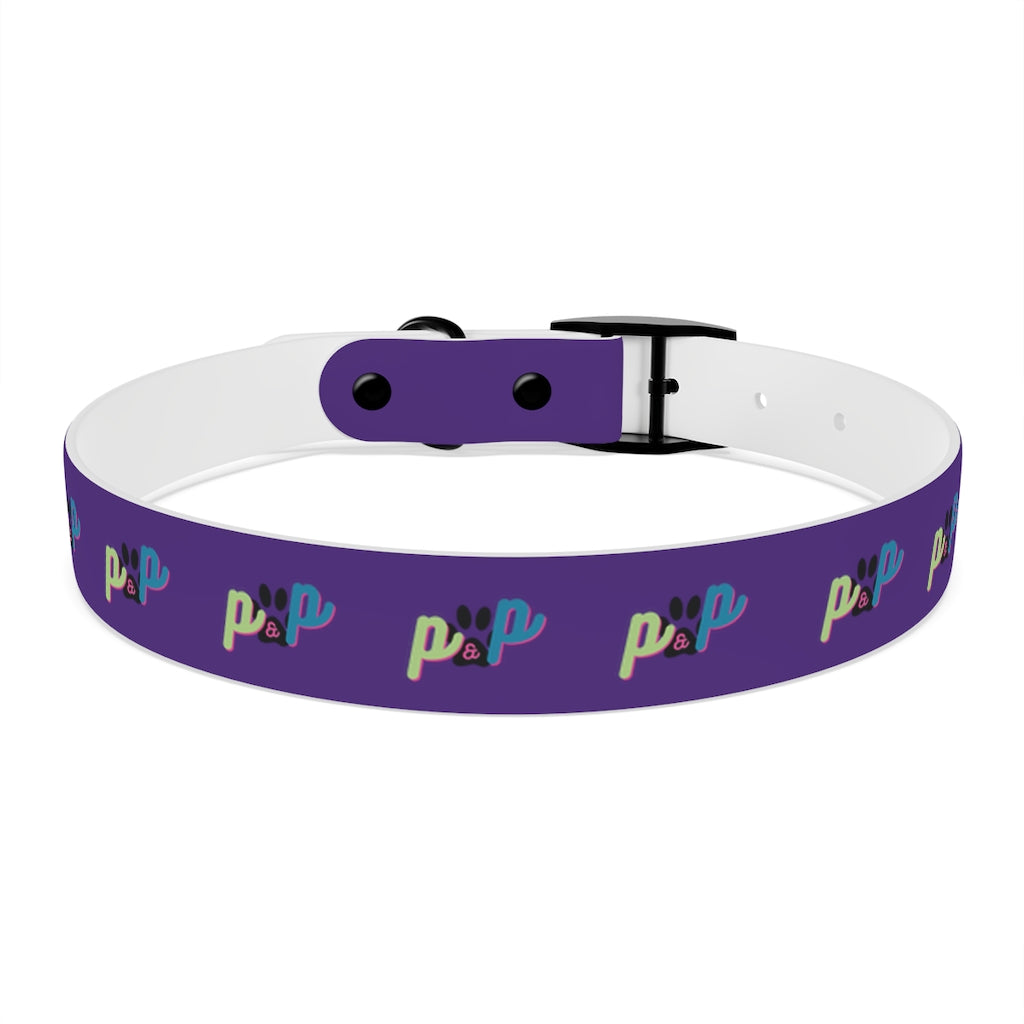 P&P Dog Collar - Purple