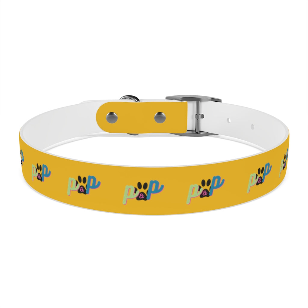 P&P Dog Collar - Yellow