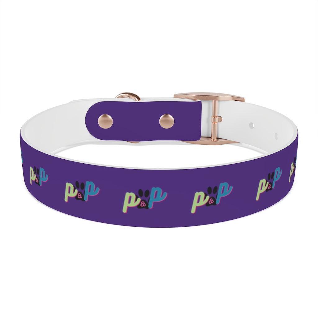 P&P Dog Collar - Purple